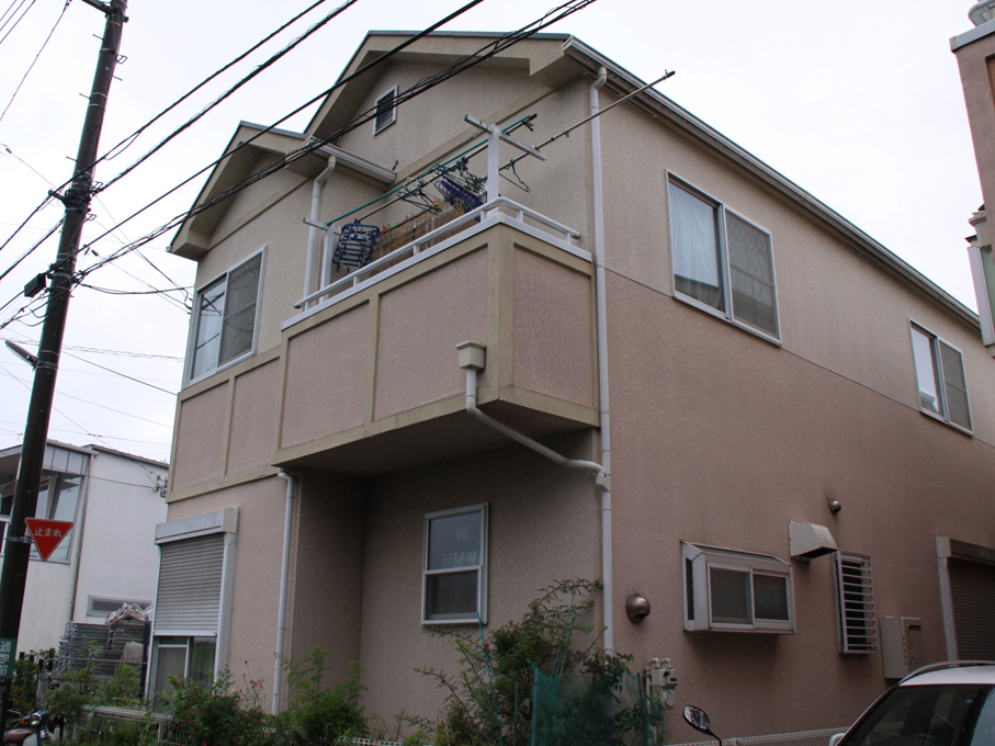 外壁塗装施工前1